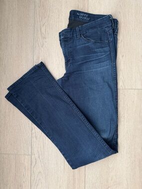 7 For All Mankind Navy Skinny Bootcut Jeans